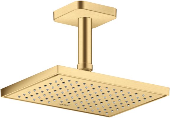 Hansgrohe Decken-Anschlussstück Axor DN 15 100 mm softsquare BGO, 92 mm, Farbe gold Bild 2