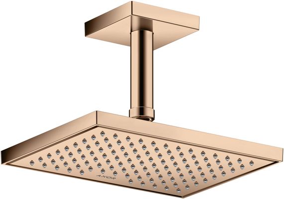 Hansgrohe Decken-Anschlussstück Axor DN 15 100 mm eckig PRG, 92 mm, Farbe red gold Bild 2