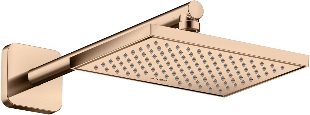 Hansgrohe Brausearm DN 15 softsquare Axor PRG, 390 mm, Farbe redgold Bild 2