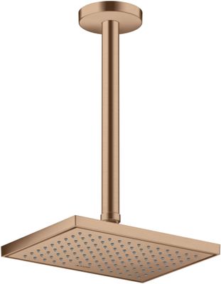 Hansgrohe Decken-Anschlussstück Axor DN 15 300 mm BRG, 91 mm, Farbe red gold Bild 2
