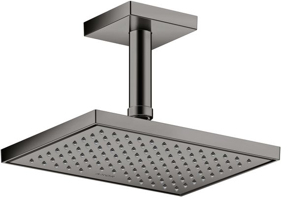 Hansgrohe Decken-Anschlussstück Axor DN 15 100 mm eckig PBC, 92 mm, Farbe black chrome Bild 2