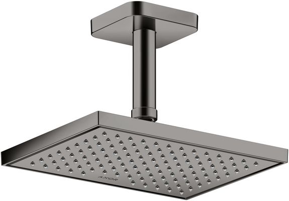 Hansgrohe Decken-Anschlussstück Axor DN 15 100 mm softsquare PBC, 92 mm, Farbe black chrome Bild 2