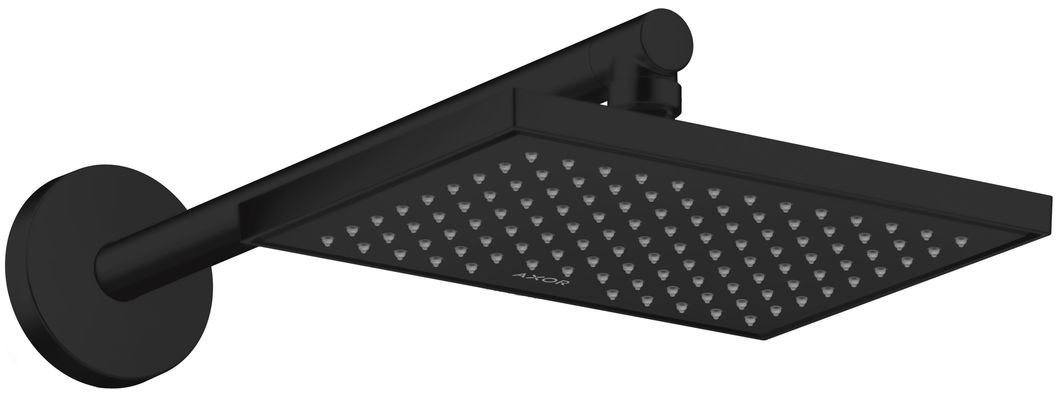 Hansgrohe Brausearm DN 15 390 mm Axor matt, 406 mm, Farbe schwarz Bild 2