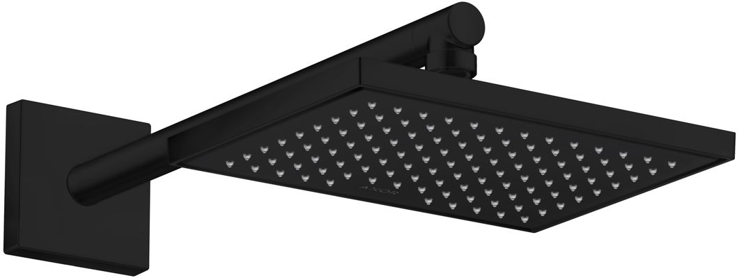 Hansgrohe Brausearm DN 15 eckig Axor matt, 390 mm, Farbe schwarz Bild 2