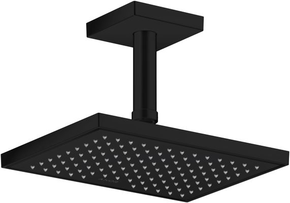 Hansgrohe Decken-Anschlussstück Axor DN 15 100 mm eckig matt, 92 mm, Farbe schwarz Bild 2