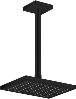 Hansgrohe Decken-Anschlussstück Axor DN 15 300 mm eckig matt, 92 mm, Farbe schwarz Bild 2