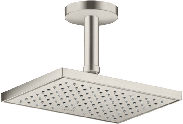 Hansgrohe Decken-Anschlussstück Axor DN 15 100 mm BSO, 91 mm, Farbe Edelstahl-Optik (silber) Bild 2