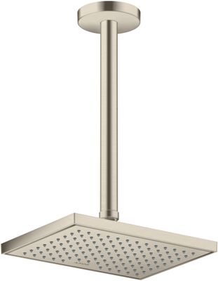 Hansgrohe Decken-Anschlussstück Axor DN 15 300 mm BN, 91 mm, Farbe nickel Bild 2