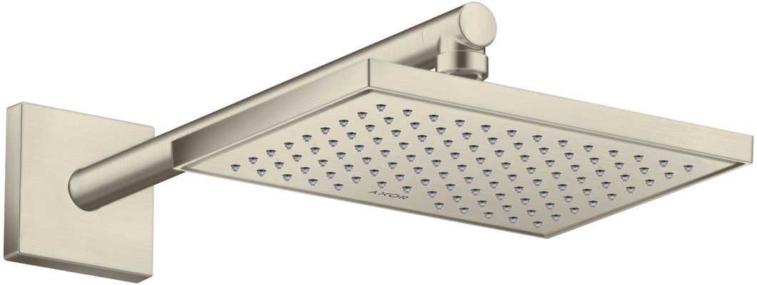Hansgrohe Brausearm DN 15 eckig Axor BN, 390 mm, Farbe nickel Bild 2