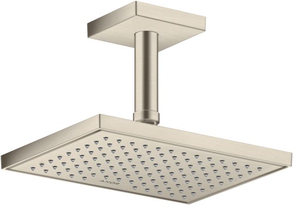 Hansgrohe Decken-Anschlussstück Axor DN 15 100 mm eckig BN, 92 mm, Farbe nickel Bild 2