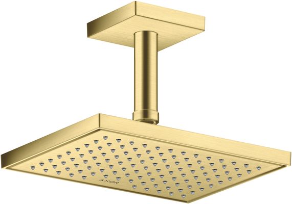 Hansgrohe Decken-Anschlussstück Axor DN 15 100 mm eckig BB, 92 mm, Farbe brass Bild 2
