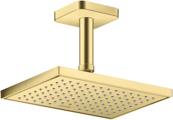 Hansgrohe Decken-Anschlussstück Axor DN 15 100 mm softsquare BB, 92 mm, Farbe brass Bild 2