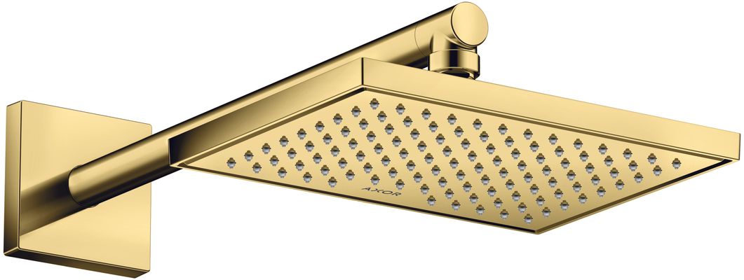 Hansgrohe Brausearm DN 15 eckig Axor PGO, 390 mm, Farbe gold Bild 2