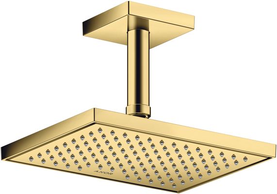 Hansgrohe Decken-Anschlussstück Axor DN 15 100 mm eckig PGO, 92 mm, Farbe gold Bild 2