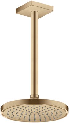Hansgrohe Decken-Anschlussstück Axor DN 15 300 mm eckig BBR, 92 mm, Farbe bronze Bild 3