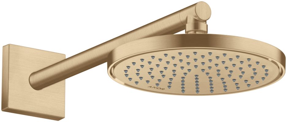 Hansgrohe Brausearm DN 15 eckig Axor BBR, 390 mm, Farbe bronze Bild 3