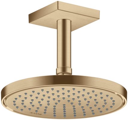 Hansgrohe Decken-Anschlussstück Axor DN 15 100 mm eckig BBR, 92 mm, Farbe bronze Bild 3