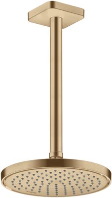Hansgrohe Decken-Anschlussstück Axor DN 15 300 mm softsquare BBR, 91 mm, Farbe bronze Bild 3
