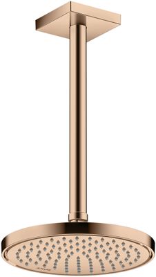 Hansgrohe Decken-Anschlussstück Axor DN 15 300 mm eckig PRG, 92 mm, Farbe red gold Bild 3