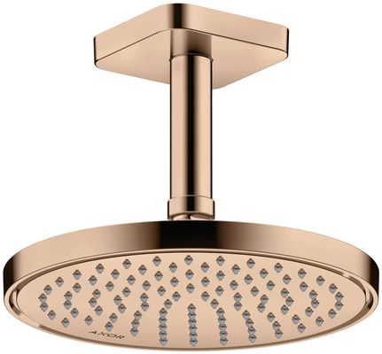 Hansgrohe Decken-Anschlussstück Axor DN 15 100 mm softsquare PRG, 92 mm, Farbe red gold Bild 3