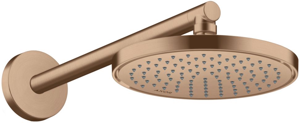 Hansgrohe Brausearm DN 15 390 mm Axor BRG, 406 mm, Farbe redgold Bild 3
