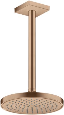 Hansgrohe Decken-Anschlussstück Axor DN 15 300 mm eckig BRG, 92 mm, Farbe red gold Bild 3