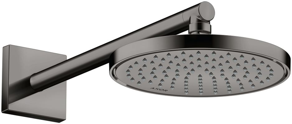 Hansgrohe Brausearm DN 15 eckig Axor PBC, 390 mm, Farbe black chrome Bild 3