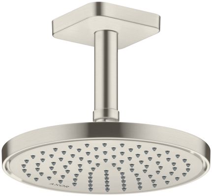 Hansgrohe Decken-Anschlussstück Axor DN 15 100 mm softsquare BSO, 92 mm, Farbe Edelstahl-Optik (silber) Bild 3