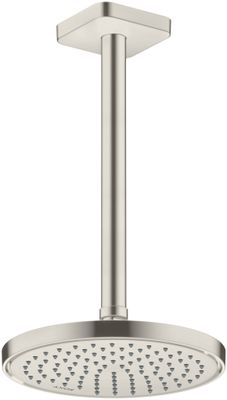 Hansgrohe Decken-Anschlussstück Axor DN 15 300 mm softsquare BSO, 91 mm, Farbe Edelstahl-Optik (silber) Bild 3