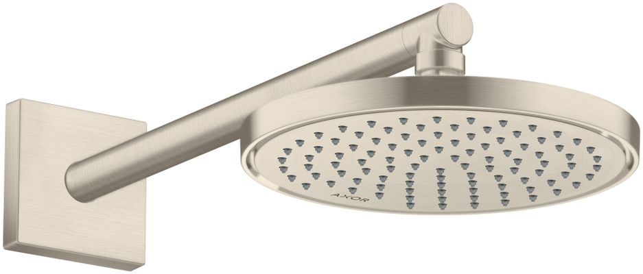 Hansgrohe Brausearm DN 15 eckig Axor BN, 390 mm, Farbe nickel Bild 3