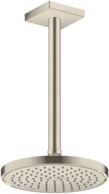 Hansgrohe Decken-Anschlussstück Axor DN 15 300 mm eckig BN, 92 mm, Farbe nickel Bild 3