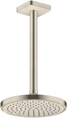 Hansgrohe Decken-Anschlussstück Axor DN 15 300 mm softsquare BN, 91 mm, Farbe nickel Bild 3