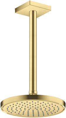 Hansgrohe Decken-Anschlussstück Axor DN 15 300 mm eckig BB, 92 mm, Farbe brass Bild 3