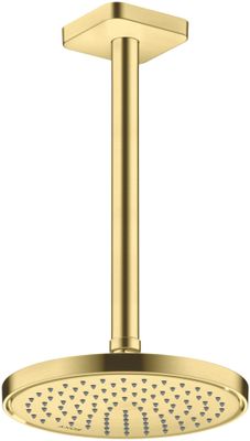 Hansgrohe Decken-Anschlussstück Axor DN 15 300 mm softsquare BB, 91 mm, Farbe brass Bild 3