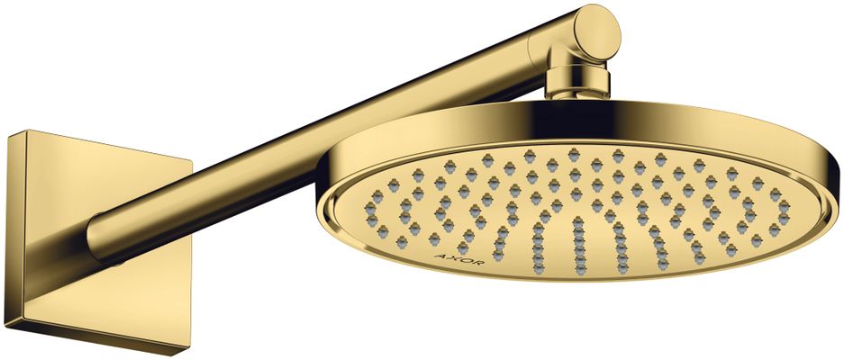 Hansgrohe Brausearm DN 15 eckig Axor PGO, 390 mm, Farbe gold Bild 3