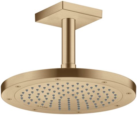 Hansgrohe Decken-Anschlussstück Axor DN 15 100 mm eckig BBR, 92 mm, Farbe bronze Bild 4