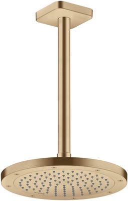 Hansgrohe Decken-Anschlussstück Axor DN 15 300 mm softsquare BBR, 91 mm, Farbe bronze Bild 4