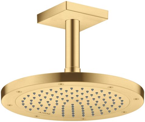 Hansgrohe Decken-Anschlussstück Axor DN 15 100 mm eckig BGO, 92 mm, Farbe gold Bild 4