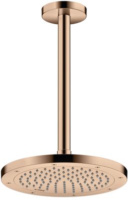 Hansgrohe Decken-Anschlussstück Axor DN 15 300 mm PRG, 91 mm, Farbe red gold Bild 4
