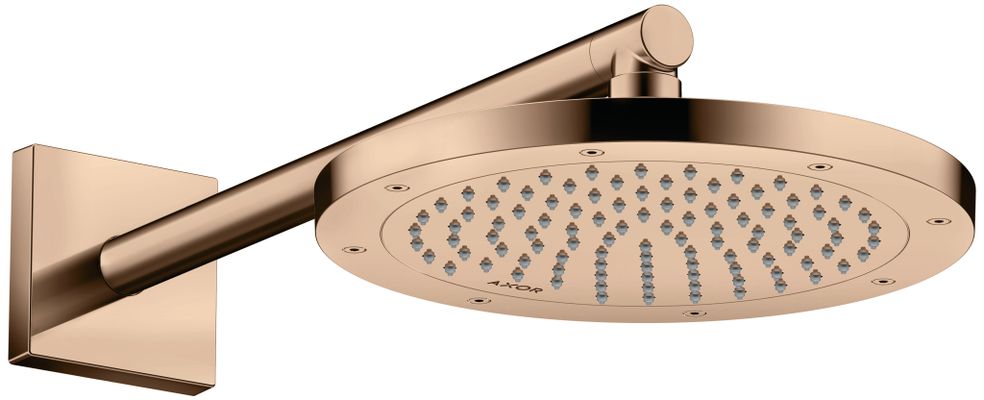 Hansgrohe Brausearm DN 15 eckig Axor PRG, 390 mm, Farbe redgold Bild 4