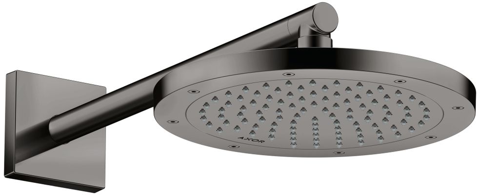 Hansgrohe Brausearm DN 15 eckig Axor PBC, 390 mm, Farbe black chrome Bild 4