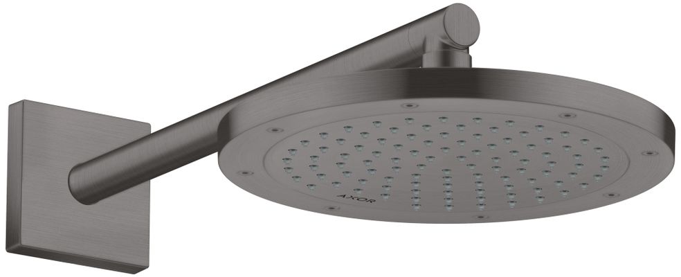 Hansgrohe Brausearm DN 15 eckig Axor BBC, 390 mm, Farbe black chrome Bild 4