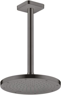 Hansgrohe Decken-Anschlussstück Axor DN 15 300 mm softsquare BBC, 91 mm, Farbe black chrome Bild 4