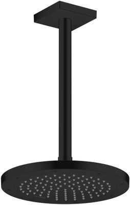 Hansgrohe Decken-Anschlussstück Axor DN 15 300 mm eckig matt, 92 mm, Farbe schwarz Bild 4