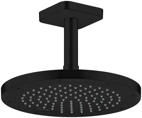 Hansgrohe Decken-Anschlussstück Axor DN 15 100 mm softsquare matt, 92 mm, Farbe schwarz Bild 4