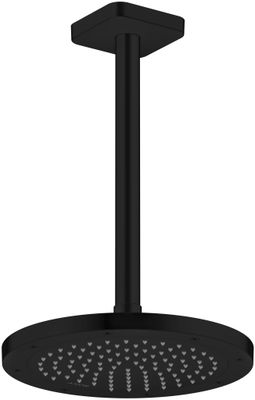 Hansgrohe Decken-Anschlussstück Axor DN 15 300 mm softsquare matt, 91 mm, Farbe schwarz Bild 4