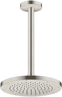 Hansgrohe Decken-Anschlussstück Axor DN 15 300 mm BSO, 91 mm, Farbe Edelstahl-Optik (silber) Bild 4