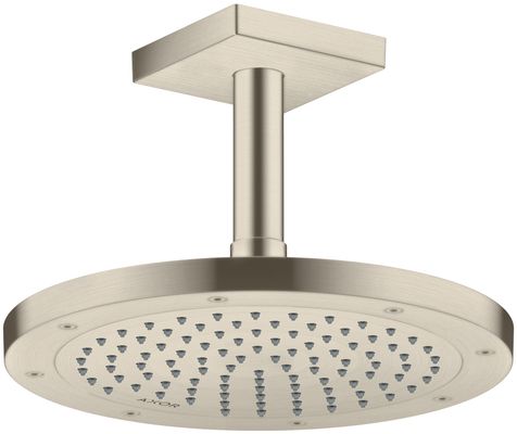 Hansgrohe Decken-Anschlussstück Axor DN 15 100 mm eckig BN, 92 mm, Farbe nickel Bild 4