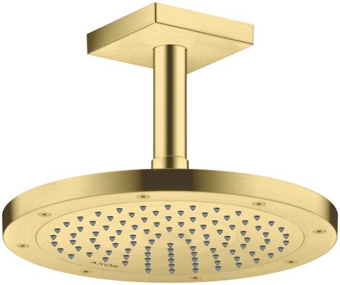 Hansgrohe Decken-Anschlussstück Axor DN 15 100 mm eckig BB, 92 mm, Farbe brass Bild 4