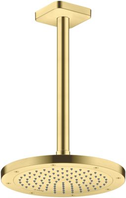 Hansgrohe Decken-Anschlussstück Axor DN 15 300 mm softsquare BB, 91 mm, Farbe brass Bild 4